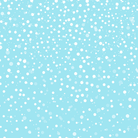 Falling snow background. Vector illustration with snowflakes. Winter snowing sky. Eps 10.のイラスト素材