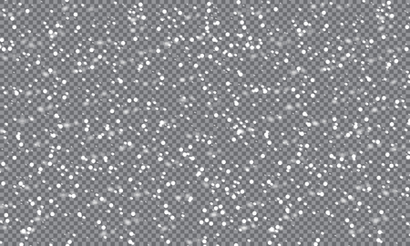 Falling snow background. Holiday landscape with snowfall. Vector illustration. Winter snowing sky. Eps 10.のイラスト素材