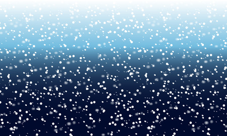 Falling snow background. Holiday landscape with snowfall. Vector illustration. Winter snowing sky. Eps 10.のイラスト素材