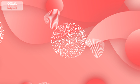 Coral color abstract background. Vector illustration. Colorful gradient pattern.のイラスト素材