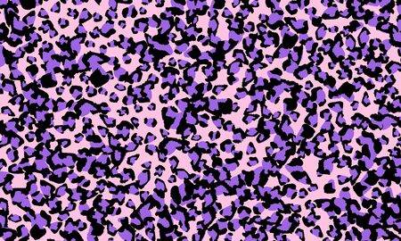 Pink leopard print design. Animal skin pattern. Vector illustration.のイラスト素材