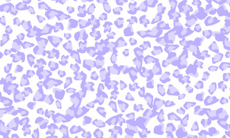 Leopard print design. Animal skin pattern. Vector illustration.