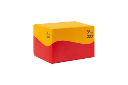 Film box no logo on a white background.