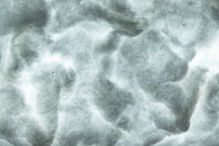 Cotton wool look like clound.