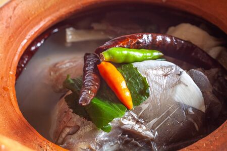 Tom yum fish soup. Popular food of Thailand.の写真素材