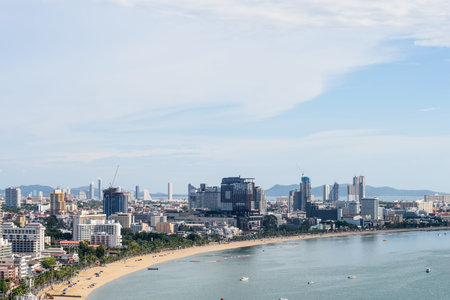 Pattaya landmark in Thailand. Tourist attraction in your country.