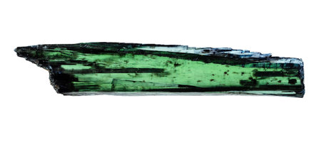 specimen of natural raw vivianite crystal cutout on white backgroundの写真素材