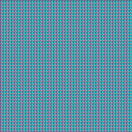 decorative pattern with stars on blue Vector illustration.