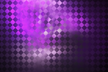 Abstract glowing checkered grunge background. Fantasy vintage fractal texture in pink, purple, black and grey colors. 3D rendering.の写真素材