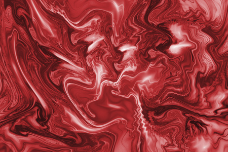 Abstract marble texture. Fantasy fractal background in dark red colors. Digital art. 3D rendering.の写真素材