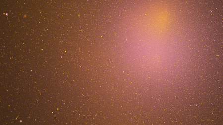 Abstract glittering texture with golden particles. Fantasy fractal design. Digital art. 3D rendering.の写真素材