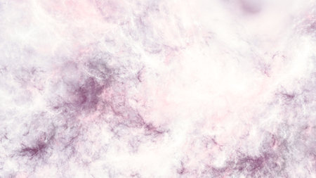 Abstract surreal rose clouds. Expressive brush strokes. Fractal background. 3d rendering.