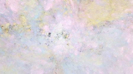 Abstract yellow and rose marble texture. Fractal background. 3d rendering.
