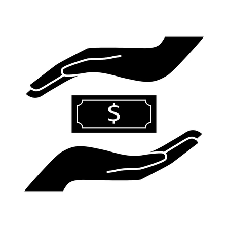 saving money vector  icon. Flat design style.のイラスト素材