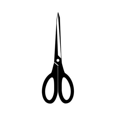 scissors vector icon .Flat design style.のイラスト素材