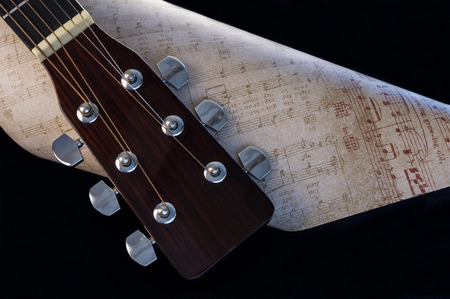 Guitar Headstockの写真素材