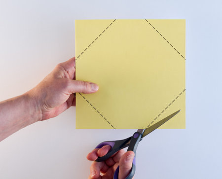 Cutting Corners White Background