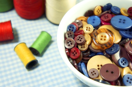 Close-up of a button variety color                    の写真素材