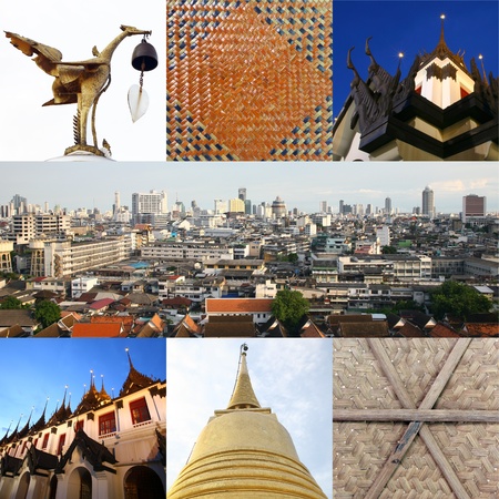 bangkok city concept の写真素材