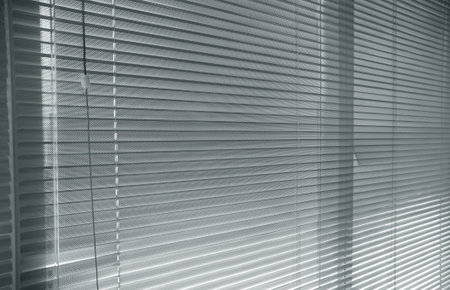 close-up modern aluminium  Shutter Blindsの写真素材