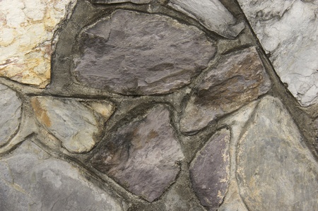 close up Background of stone wall texture 
                の写真素材
