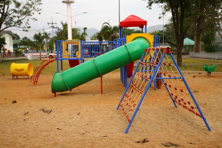 Playground without children 
