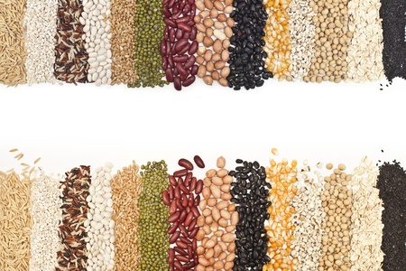 close-up, Mixture of dried lentils, peas, Grains, beans background.
の写真素材