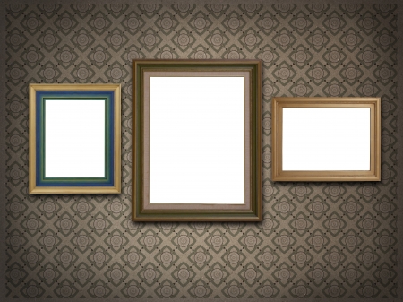 grunge wintage frame background の写真素材