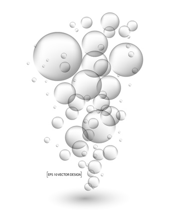 water bubbles Vector illustration  のイラスト素材
