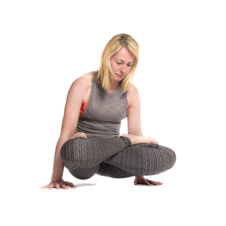 Yoga poseの写真素材