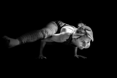 Yoga poseの写真素材