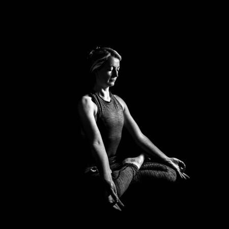 Yoga poseの写真素材