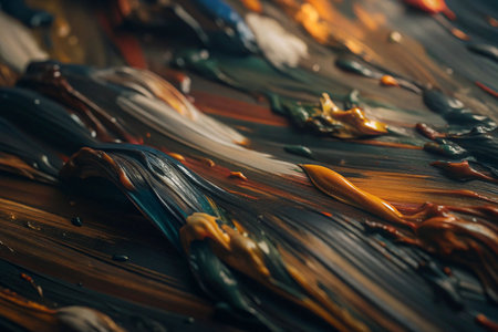 Artist&#39;s Palette, Paint Strokes, Colorful, Studio Backgroundの素材