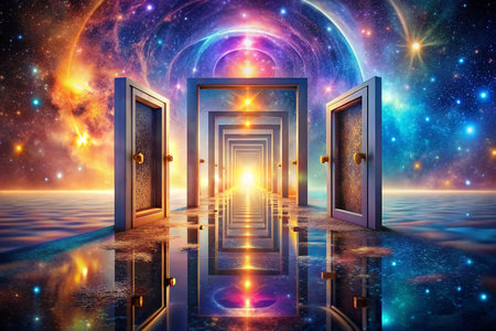 Cosmic doorways to other realmsの素材