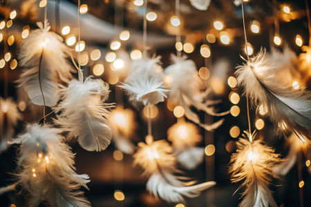 Feathers &amp; Lights Decorated Venueの素材