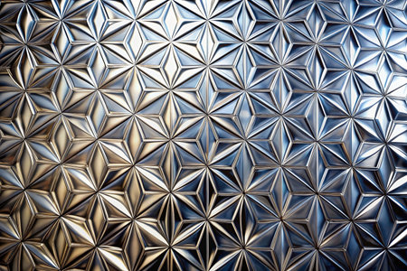 Abstract geometric metal pattern texture backgroundの素材