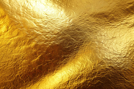 Gold foil texture backgroundの素材