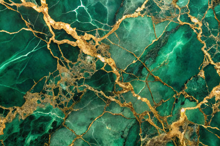 Emerald Green Marble Texture Backgroundの素材