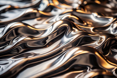 Abstract Liquid Metal Ripplesの素材