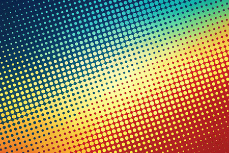 Colorful halftone gradient backgroundの素材