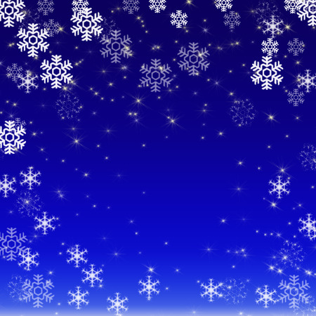 Christmas blue backgroundの写真素材