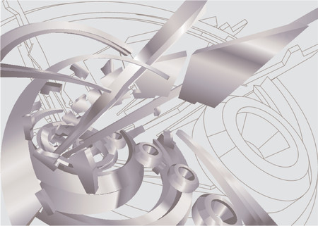 an industrial / technological background or design element.のイラスト素材