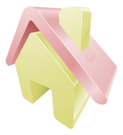 Illustration of house home icon clipartのイラスト素材