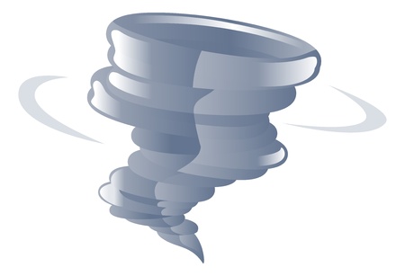 Weather icon clipart tornado cyclone illustrationのイラスト素材
