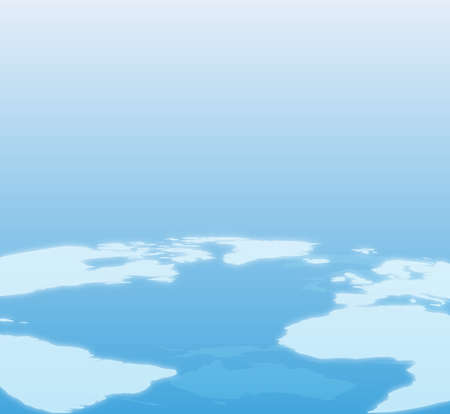 An illustration of a blue world map backgroundのイラスト素材