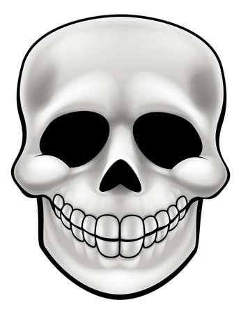 Cartoon Skullのイラスト素材