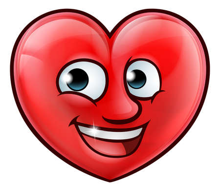 Mascot Heart Cartoonのイラスト素材