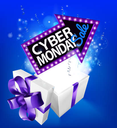 Cyber Monday s ale concept.のイラスト素材