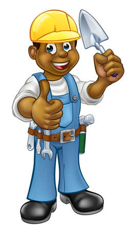 Builder Construction Workerのイラスト素材