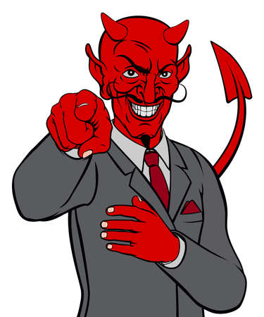 Devil Business Manのイラスト素材